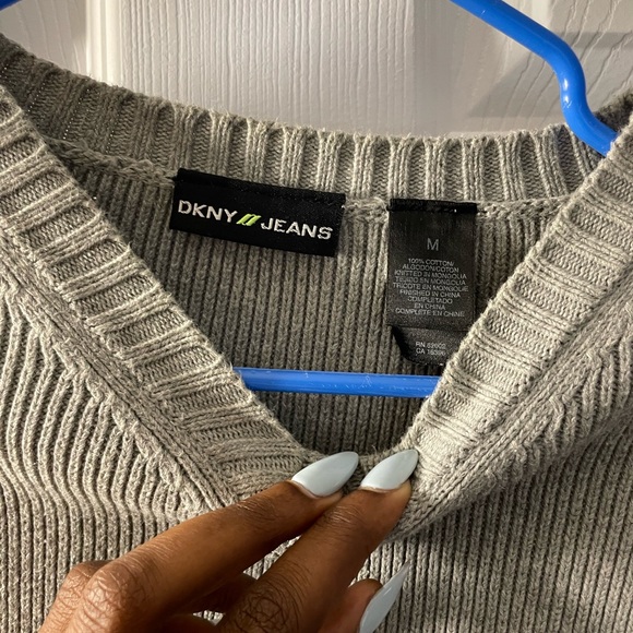 DKNY gray sweater - Picture 2 of 4